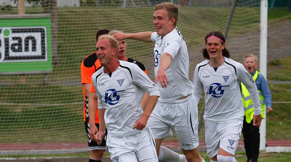 Kenny Hogg, Arnór Daði og Villi Kaldal. MYND: ÓAB