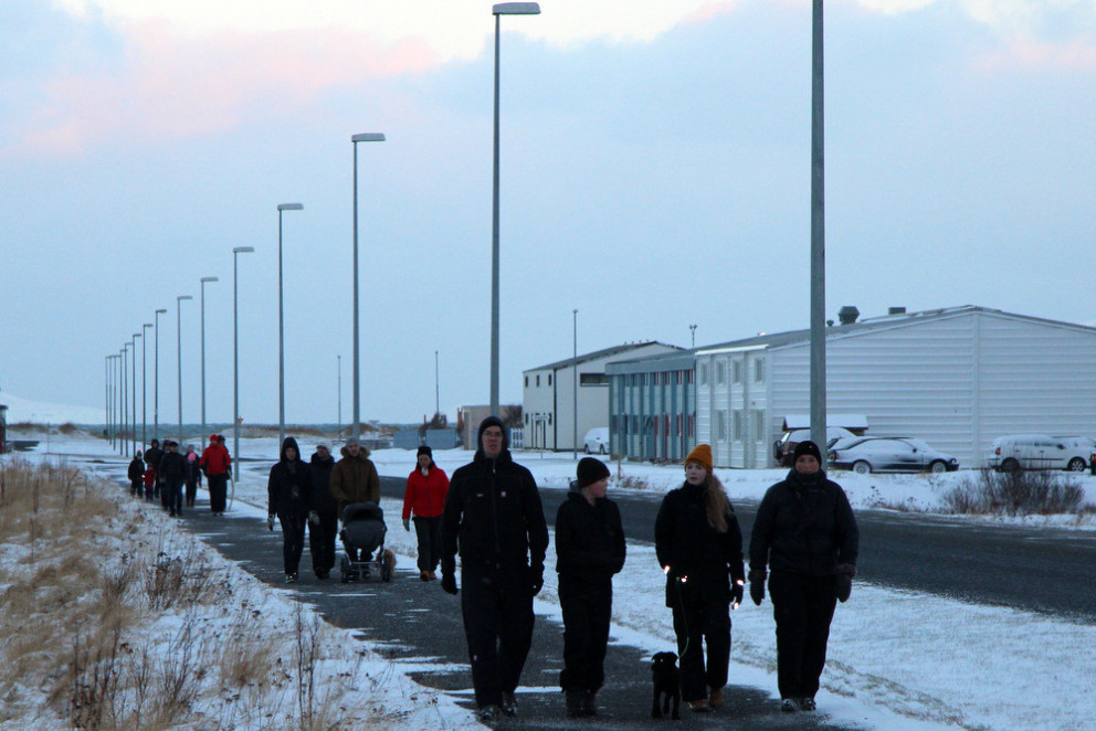 Lífshlaupið hófst í morgun. Undanfarna daga hefur viðrað vel til útivistar og hreyfingar utanhúss og allir geta tekið þátt. Myndin er frá gamlárshlaupi á Sauðárkróki 2016. Mynd: KSE