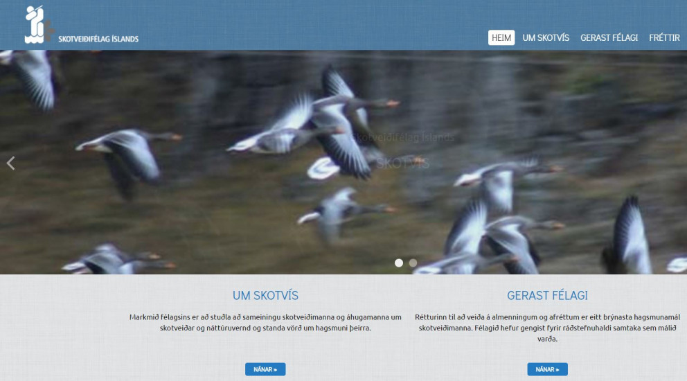 Af heimasíðu Skotvís.