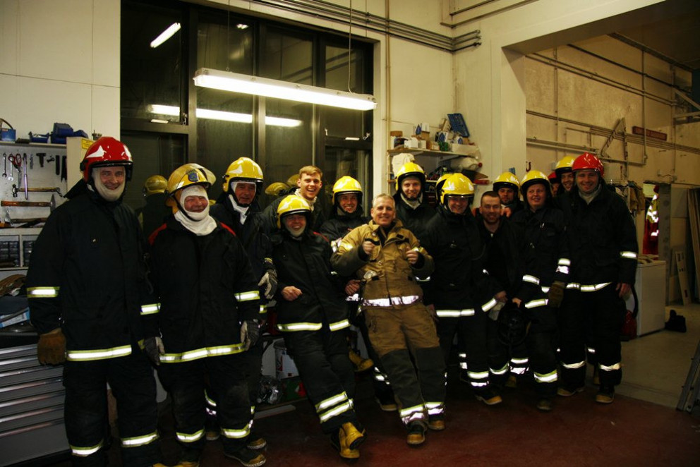 Ein gömul og góð úr myndasafni Feykis frá slökkviliðsæfingu árið 2012.