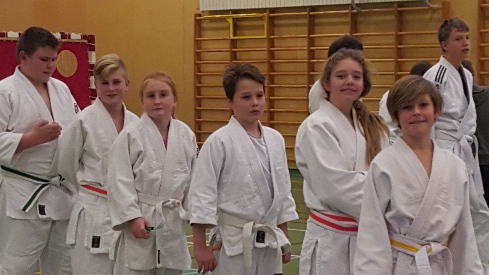 Mynd: Nokkrir keppendur Tindastóls, Þorgrímur Svavar Runólfsson, Arnór Freyr Fjólmundsson, Þóranna Ásdís Fjólmundsdóttir, Mykhailo Sigurðsson Lafleur, Ása María Sigurðardóttir og Haukur Rafn Sigurðsson. Mynd: Ingibjörg Ásta Sigurðardóttir.