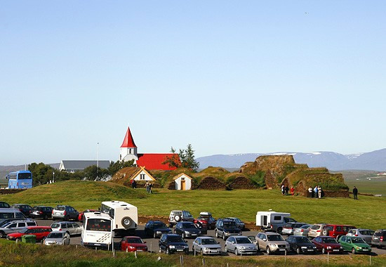 Glaumbær á góðum degi.