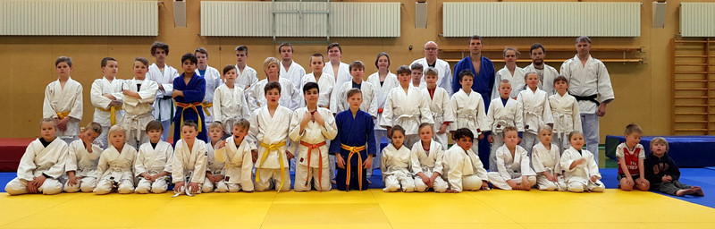 Frá æfingabúðum í júdó á Blönduósi. Mynd: Garðar Hrafn Skaptason.