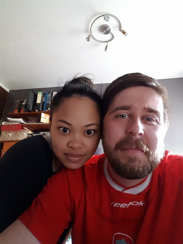 Matgæðingarnir Marie Ann og Magnús .