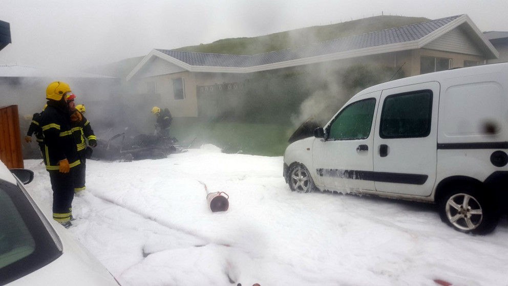 Af vettvangi. Mynd: Jón Jóhannsson.