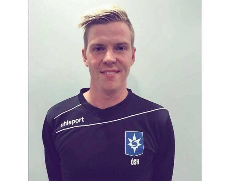 Óskar Smári kominn í Stjörnutreyjuna. Mynd af Facebook.