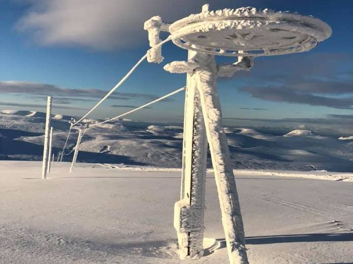 Frá skíðasvæði Tindastóls. Mynd af FB.