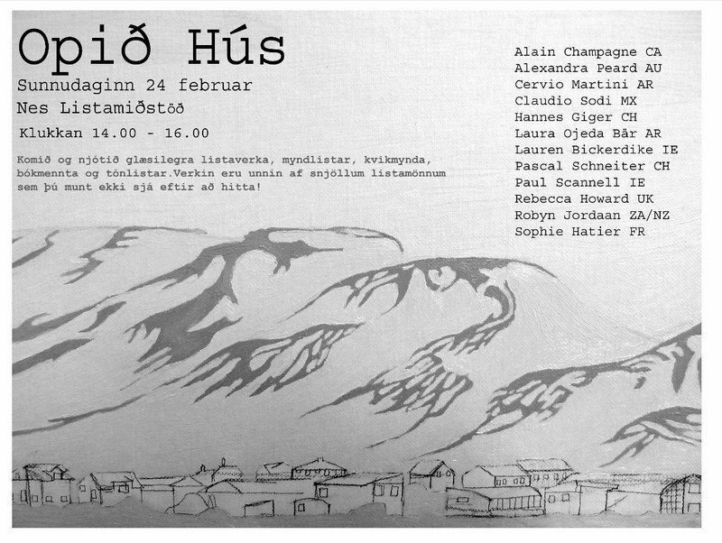 Opið hús í Nes Listamiðstöð