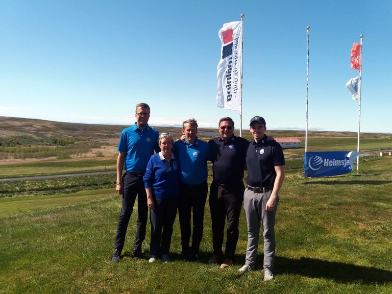 Guðmundur, Jóhanna, Hallsteinn, Margeir og Ari. Myndir: LAM