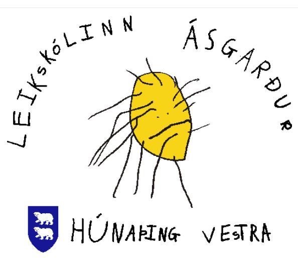 Vorið 2004 var efnt til samkeppni um merki/logo Ásgarðs. Tillaga Steinars Loga Eiríkssonar sem þá var nemandi skólans og fjölskyldu hans var valin. Merkið er sól.
