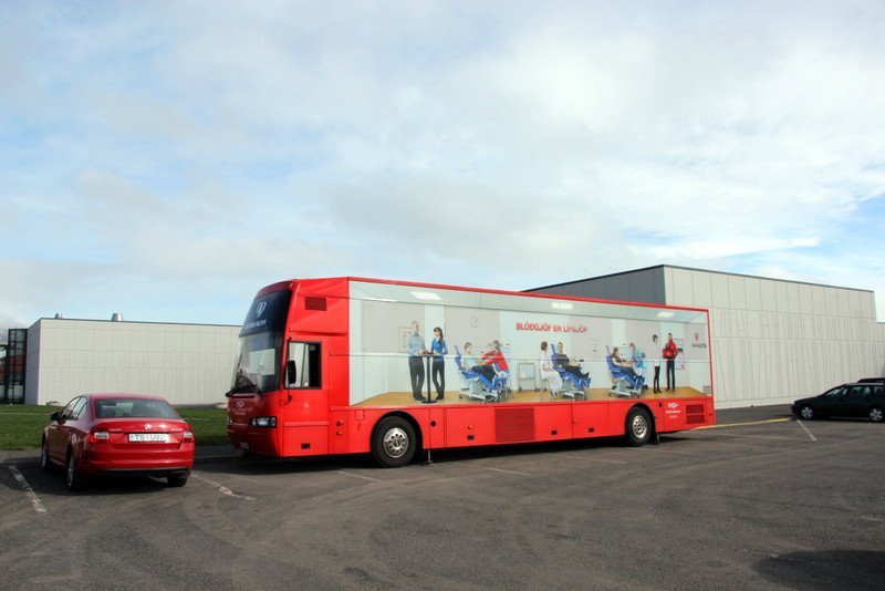 Blóðbíllinn verður á Sauðárkróki eftir helgi. Mynd: FE.