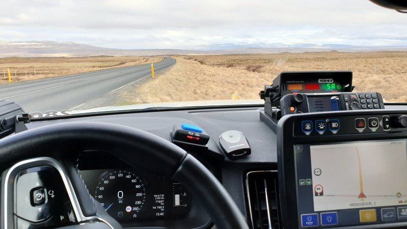 Tekinn Á 166 km hraða í Blönduhlíðinni