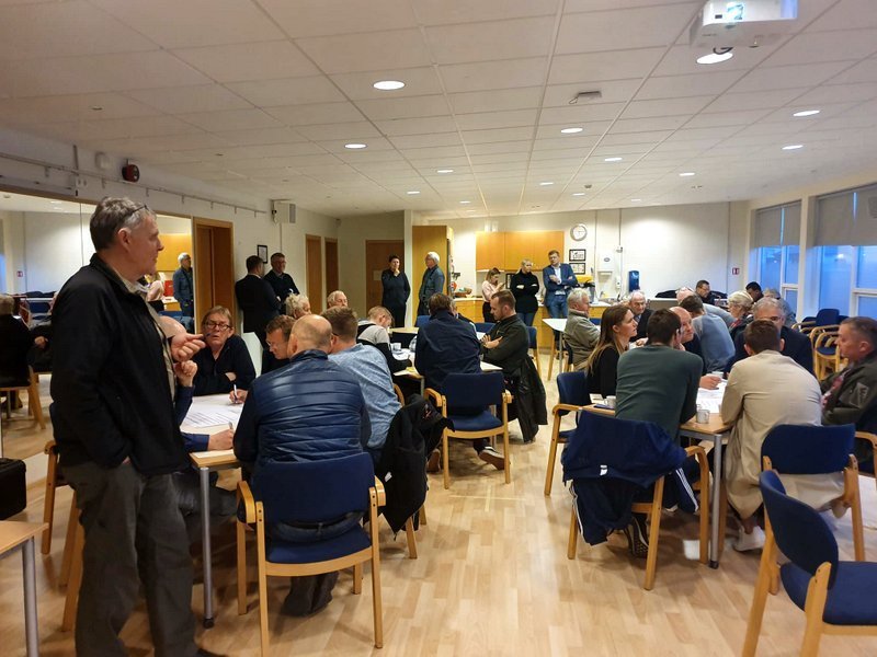 Frá íbúafundi um endurskoðun aðalskipulags Svf. Skagafjarðar. Mynd: Sigfús Ólafur Guðmundsson.