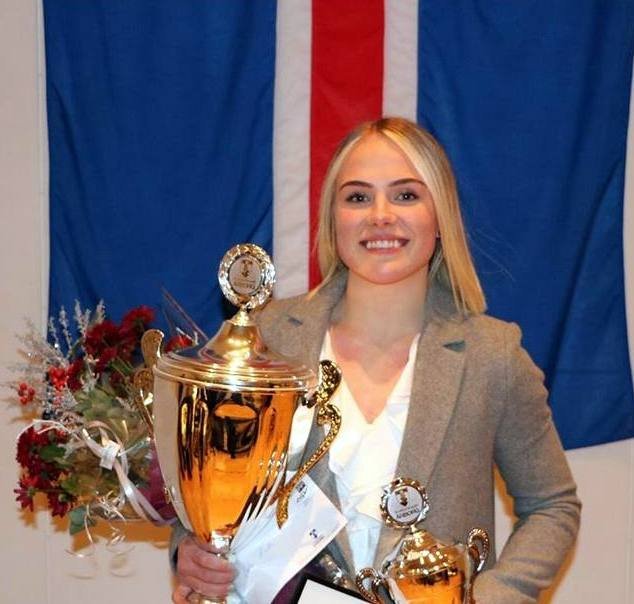Perla Rut Albertsdóttir, íþróttamaður USVH 2018.