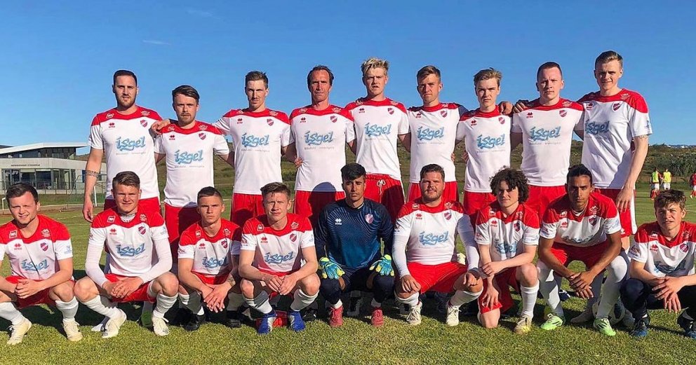 Lið Kormáks/Hvatar. MYND AF FB