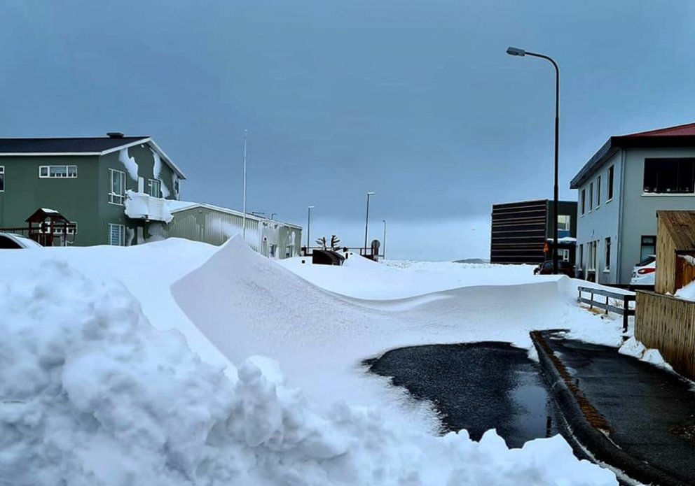 Á horni Freyjugötu og Knarrarstígs. MYNDIR: ÓBS