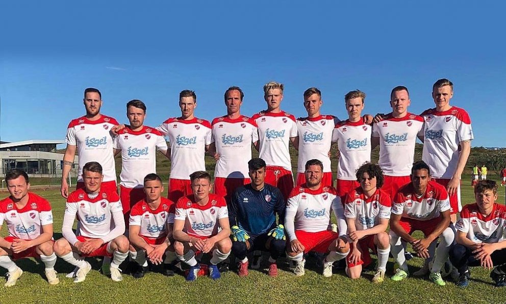 Lið Kormáks/Hvatar. MYND AF FB