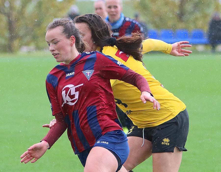 Laufey Harpa var á skotskónum í gær. MYND: ÓAB