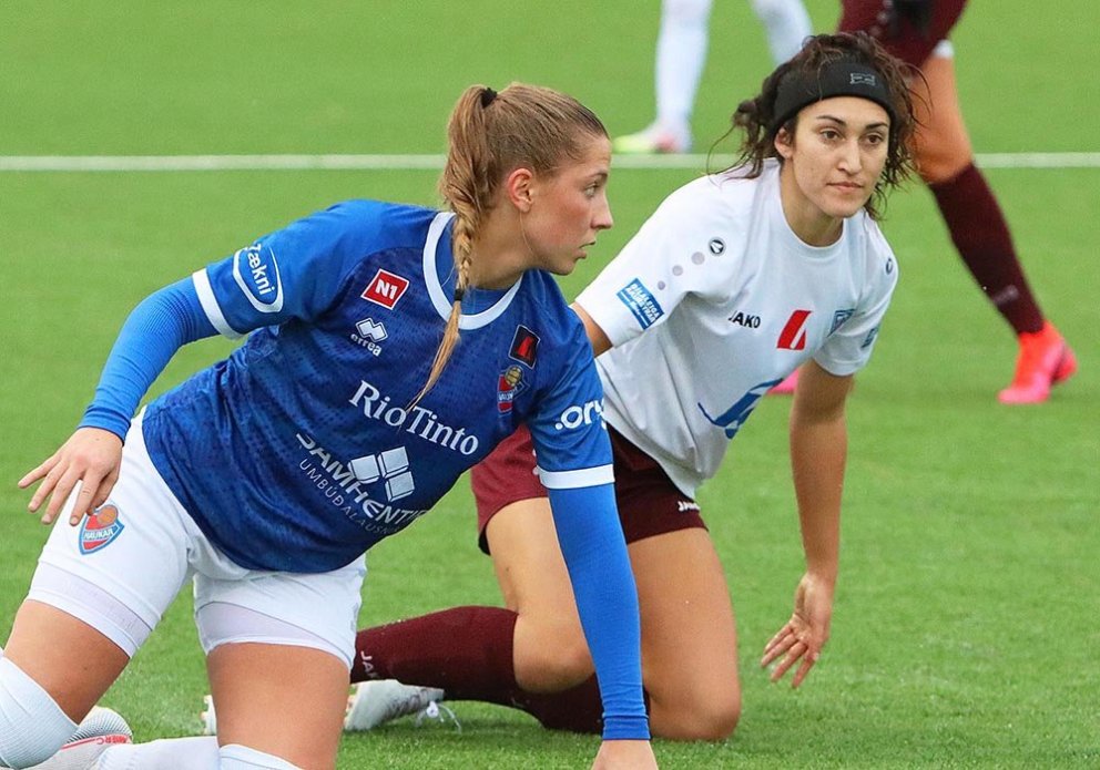 Jackie gerði mark Tindastóls í leiknum í gær. Hér er hún í leik síðasta sumar. MYND: ÓAB