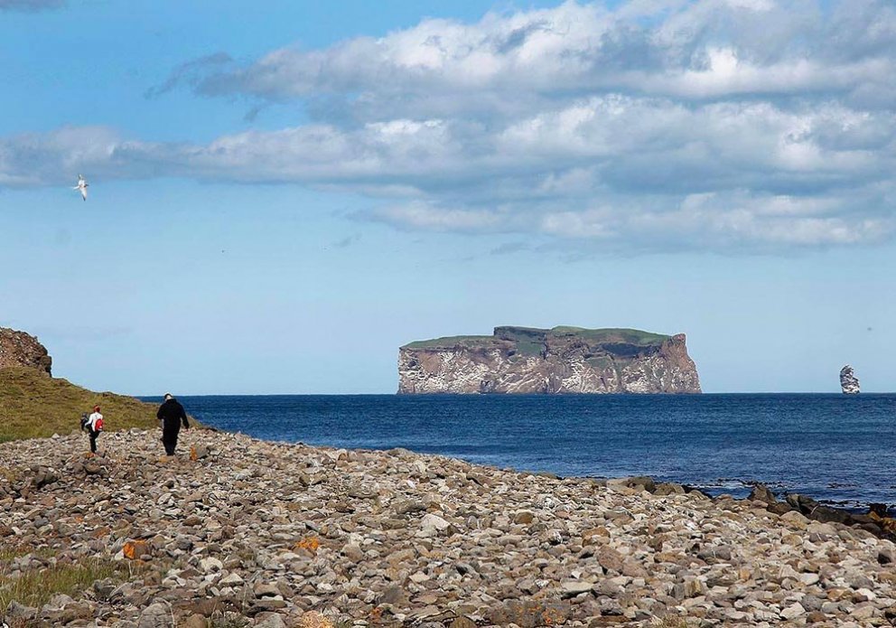 Drangey á Skagafirði. MYND: ÓAB