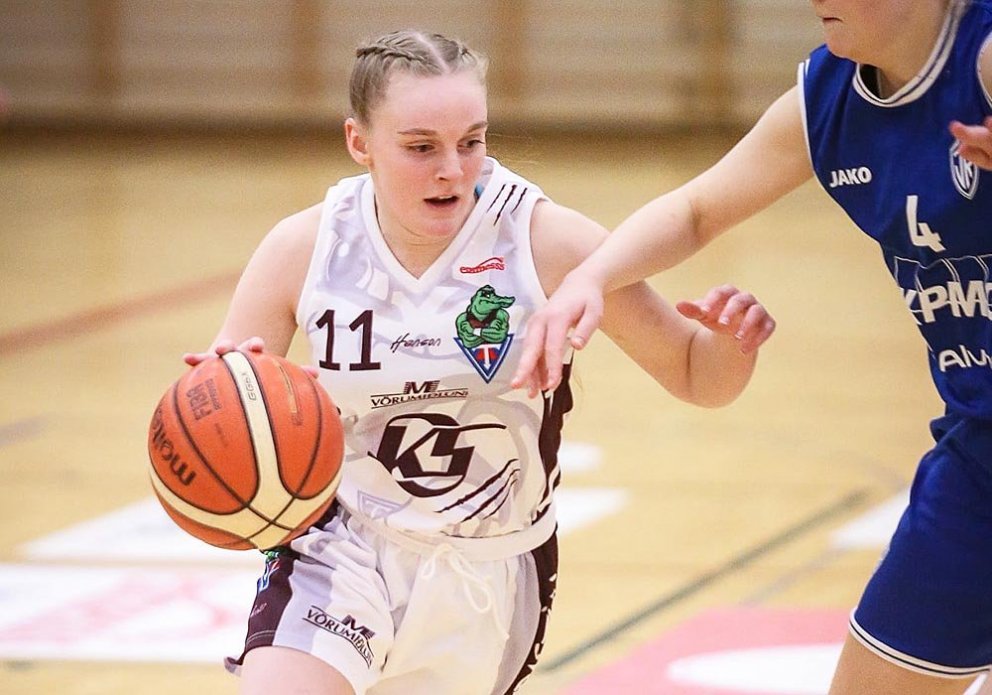 Eva Rún var framlagshæst Stólastúlkna með níu punkta. MYND: HJALTI ÁRNA