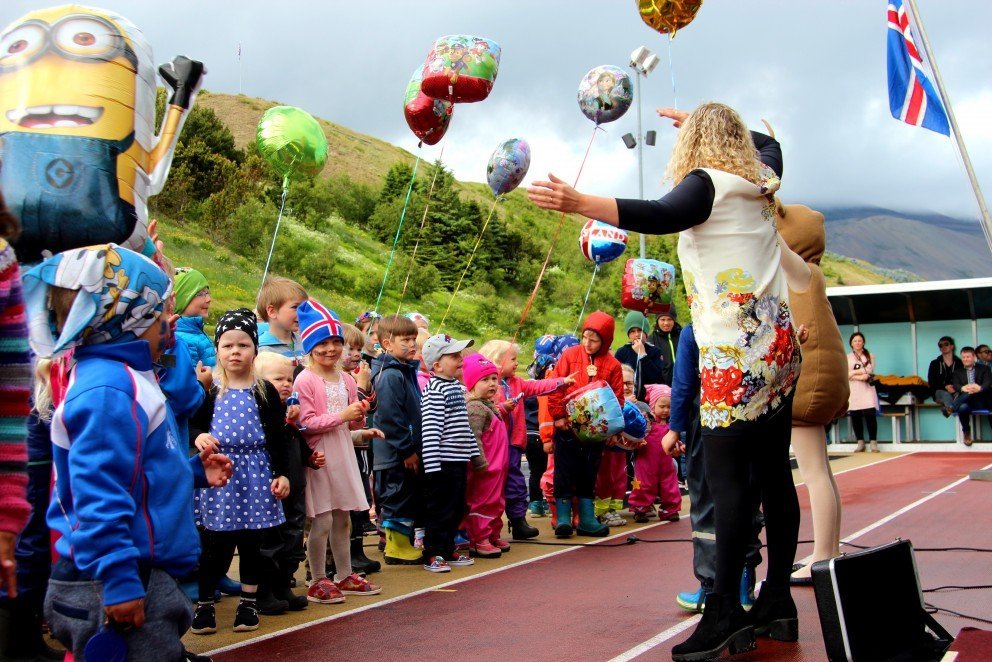 Frá hátíðarhöldum á Sauðarkróki 2016. Mynd: Berglind Þorsteinsdóttir.