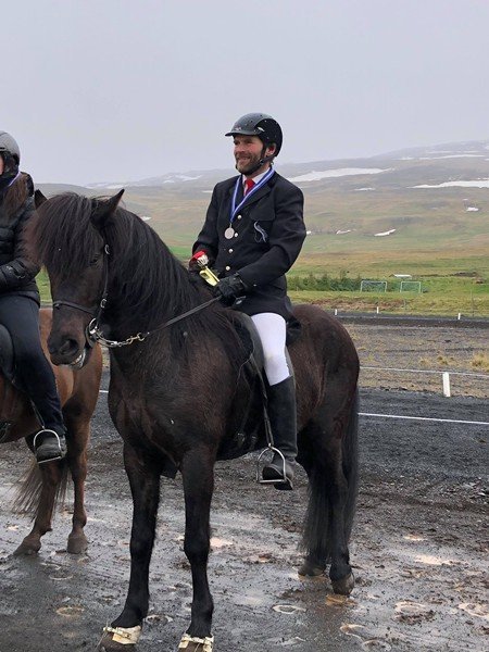 Glæsilegasti knapi mótsins, Jói Magg. Mynd: Þytur.