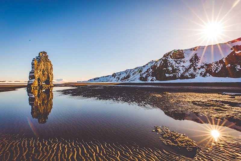 Hvítserkur. Mynd af heimasíðu Markaðsstofu Norðurlands.