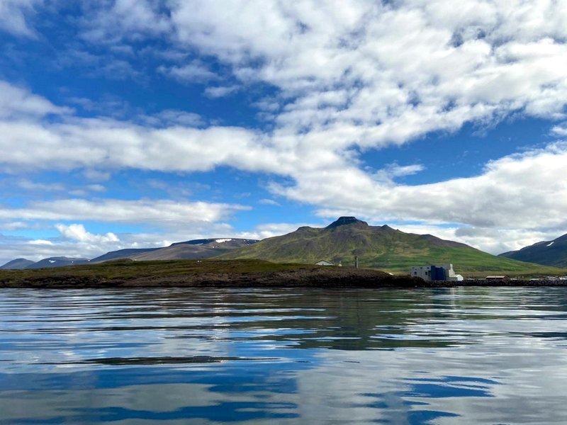 Spákonufellshöfði ofan Skagastrandar. Mynd: Skagastrond.is.