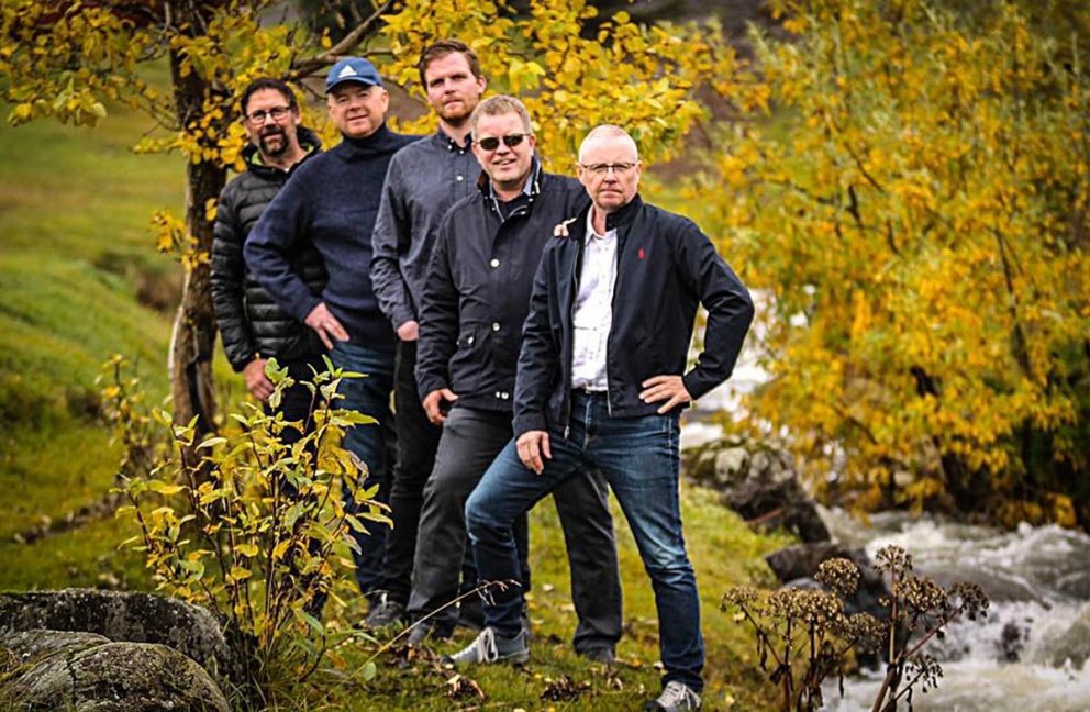 Slagarasveitin klár í slaginn. MYND AF FB