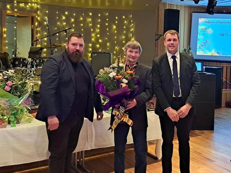 Mynd: Jón Árni í Steinnesi, Valdimar Guðmannsson eða Valli Húnabyygð og svo Birgir Þór Haraldsson á Kornsá. Aðsendar myndir.