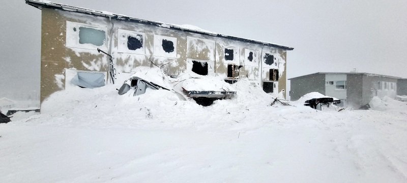Myndir frá Neskaupsstað: /Landsbjörg