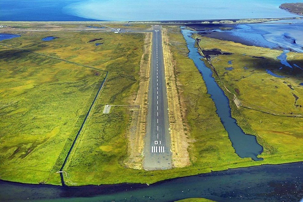 Alexandersflugvöllur við Sauðárkrók. MYND: MATS