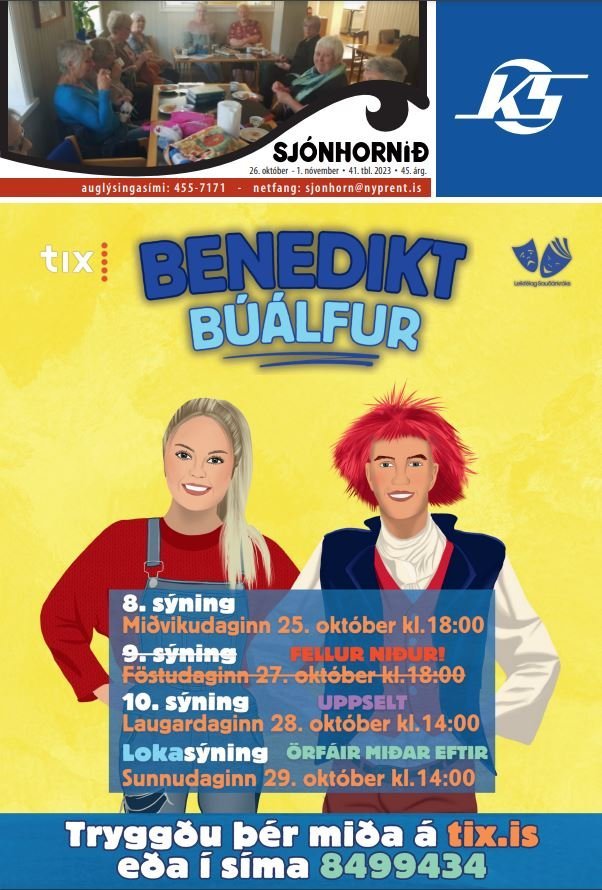 Forsíðan á tbl 41:)