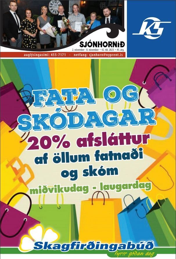 Sjónhorn vikunnar kom út í gær - varst þú búin að skoða það?