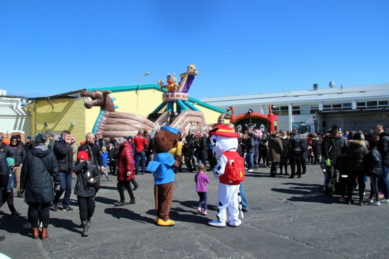 Mynd frá hátíðarhöldunum. Mynd:EÍG