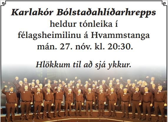 Auglýsing sem birtist í Sjónhorninu tbl. 45.