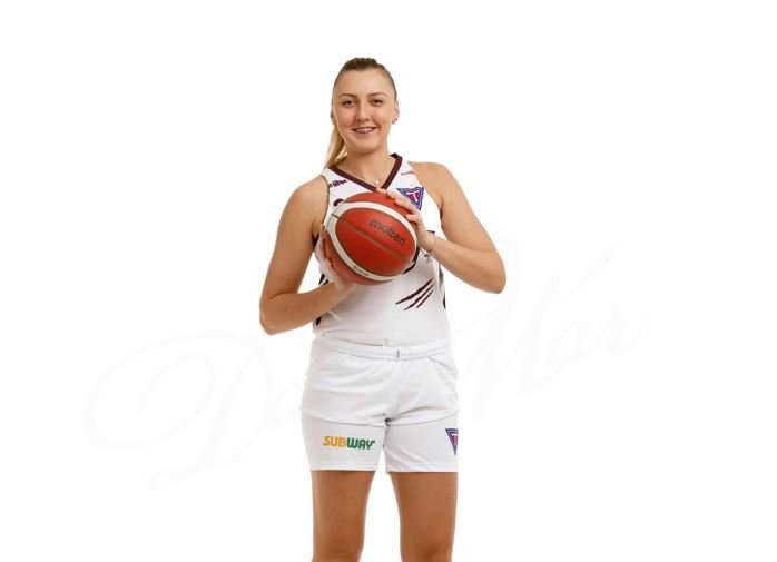 Emese Vida var stigahæst í leik á móti KR en hún setti 30 stig niður. MYND: DAVÍÐ MÁR.