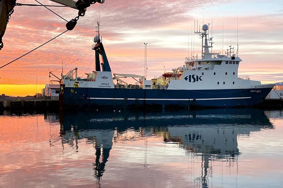 Arnar HU við bryggju á Sauðárkróki. MYND: FISK SEAFOOD