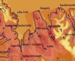 Mynd snippuð af vedur.is
