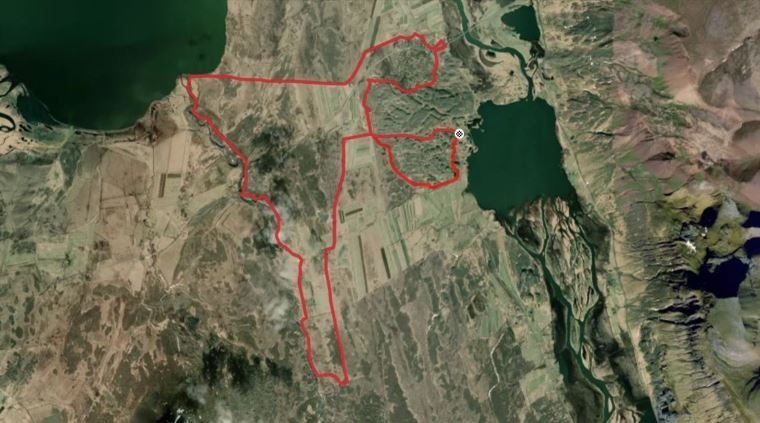 Hér má sjá hlaupaleiðina í Gljúfurárhlaupi - 25 km og heildarhækkun 298 m