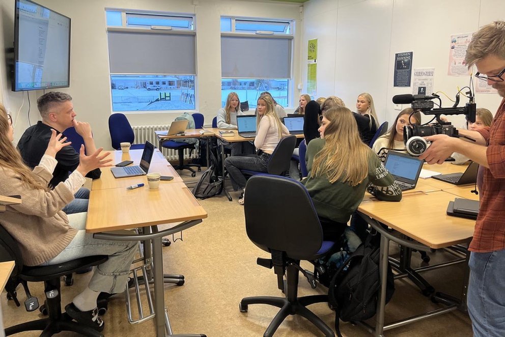 Hæfileikafólk á Hofsósi. MYNDIR: RAGNHEIÐUR HALLDÓRSDÓTTIR