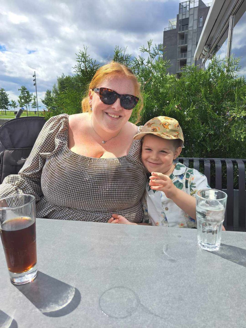 Fanney Rós og Sebastían Leó.