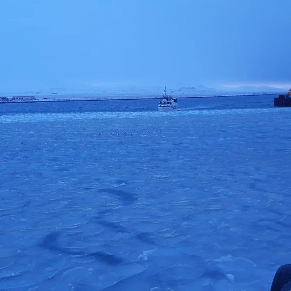 Mynd tekin úr höfninni á Skagaströnd. Mynd: Skagastrandarhöfn.