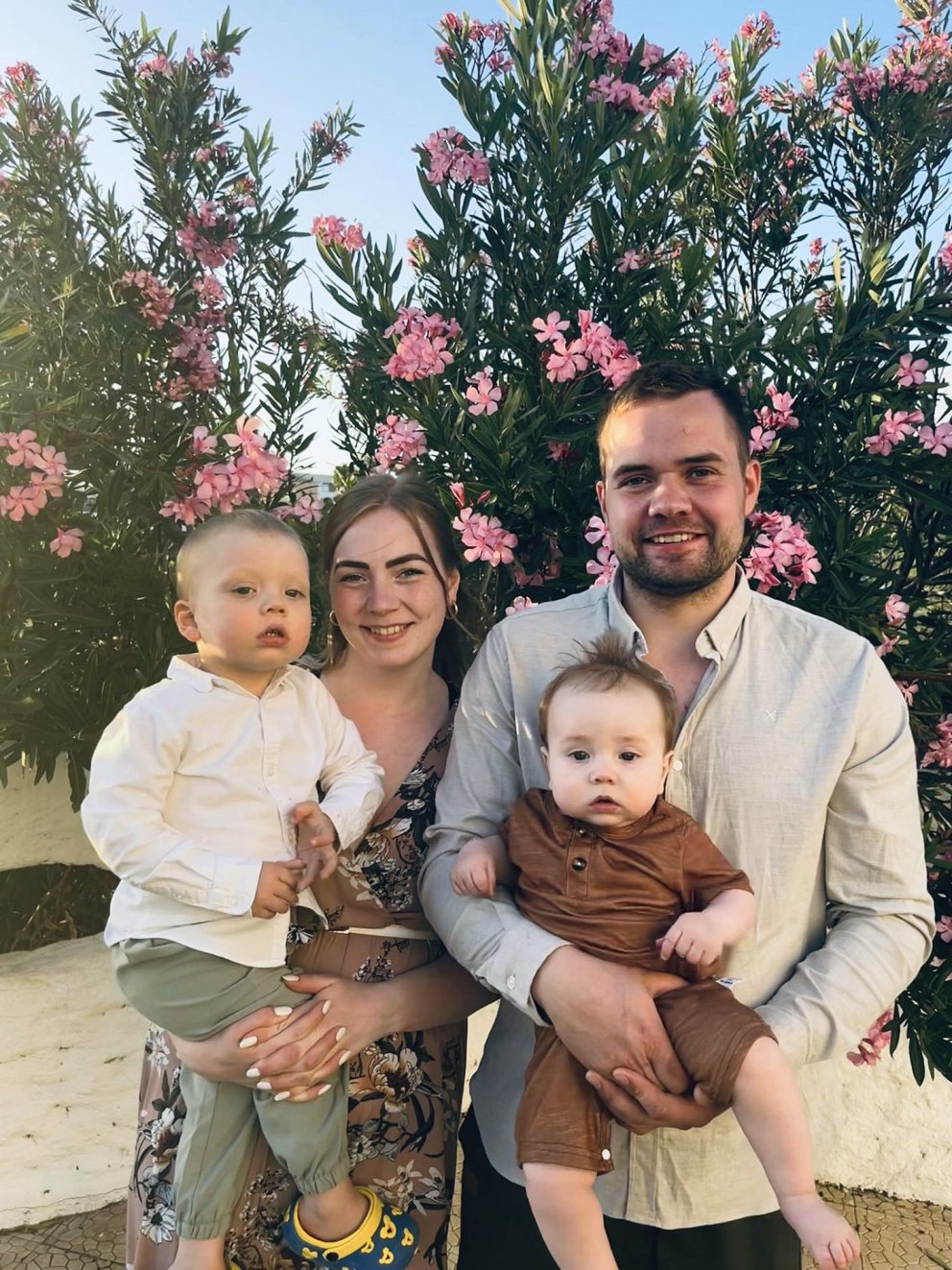 Lilja Dóra og Friðrik Andri með Veigar Má og Ívar Darra. AÐSEND MYND