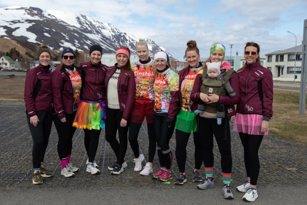 Hluti af „Rammvilltum 550“ hlaupaskvísunum. MYND BRÍET GUÐMUNDSDÓTTIR.