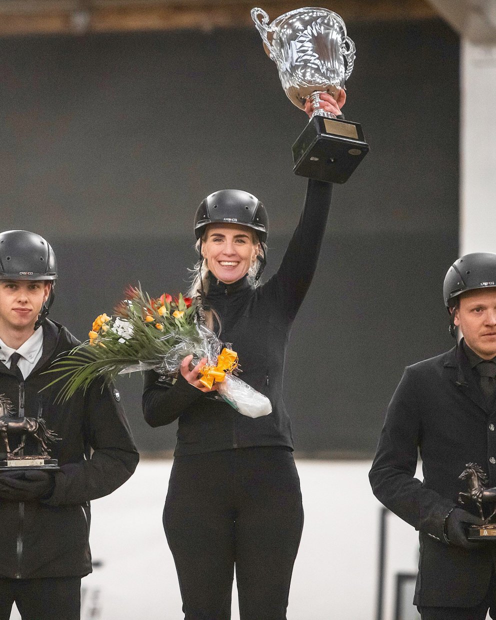 Klara Sveinbjörnsdóttir, Borgfirðingur og reiðkennari við Hestafræðideild Háskólans á Hólum, en hún var sigurvegari mótsins í ár. Mynd af síðu Skagfirðings.