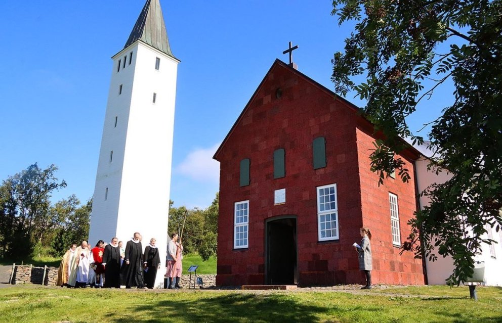 Frá Hólahátíð. MYND: ÓAB