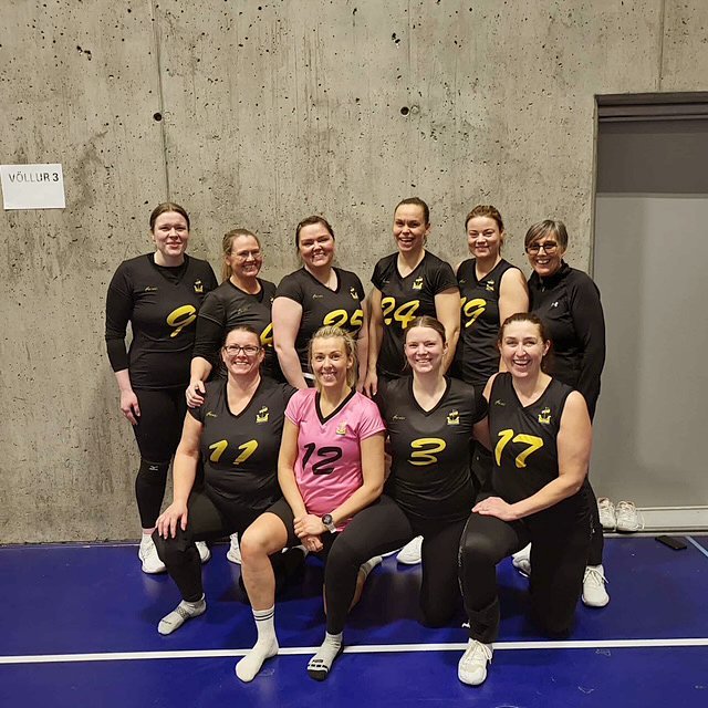 Blakfélagið Birnur í góðum gír í Grundarfirði. Efri röð frá vinstri: Ástríður Halla Reynisdóttir, Tanja Ennigarð, Guðrún Ósk Steinbjörnsdóttir, Guðrún Gróa Þorsteinsdóttir, Fanney Dögg Indriðadóttir og S. Kristín Eggertsdóttir.  Neðri röð frá vinstri: Sigrún Eva Þórisdóttir, Gerður Rósa Sigurðardóttir, Dagbjört Jóna Tryggvadóttir og Sveinbjörg Rut Pétursdóttir. MYNDIR: SIGRÚN EVA