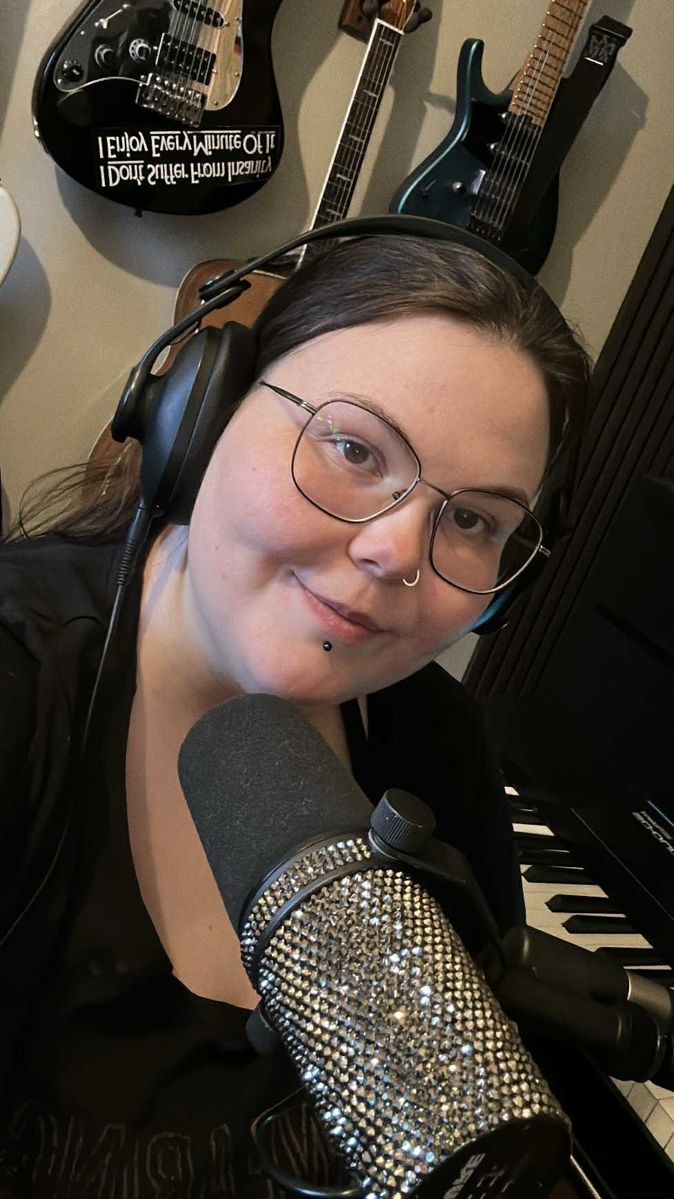 Anna Kristín í sínu rétta umhverfi. MYND AÐSEND